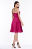 ColsBM Galilea Beetroot Purple Casual A-line Sweetheart Zipper Chiffon Short Plus Size Bridesmaid Dresses