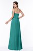 ColsBM Aaliyah Emerald Green Elegant Strapless Sleeveless Half Backless Chiffon Floor Length Plus Size Bridesmaid Dresses
