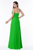 ColsBM Aaliyah Jasmine Green Elegant Strapless Sleeveless Half Backless Chiffon Floor Length Plus Size Bridesmaid Dresses