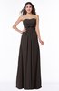 ColsBM Aaliyah Java Elegant Strapless Sleeveless Half Backless Chiffon Floor Length Plus Size Bridesmaid Dresses