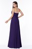 ColsBM Aaliyah Royal Purple Elegant Strapless Sleeveless Half Backless Chiffon Floor Length Plus Size Bridesmaid Dresses