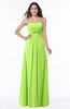 ColsBM Aaliyah Sharp Green Elegant Strapless Sleeveless Half Backless Chiffon Floor Length Plus Size Bridesmaid Dresses