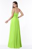 ColsBM Aaliyah Sharp Green Elegant Strapless Sleeveless Half Backless Chiffon Floor Length Plus Size Bridesmaid Dresses