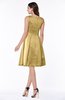 ColsBM Brinley Gold Plain Sleeveless Zip up Satin Flower Bridesmaid Dresses
