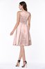 ColsBM Brinley Pastel Pink Plain Sleeveless Zip up Satin Flower Bridesmaid Dresses