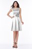 ColsBM Brinley White Plain Sleeveless Zip up Satin Flower Bridesmaid Dresses