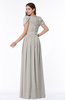 ColsBM Thalia Ashes Of Roses Mature A-line Zipper Chiffon Floor Length Plus Size Bridesmaid Dresses