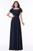 ColsBM Thalia Dark Sapphire Mature A-line Zipper Chiffon Floor Length Plus Size Bridesmaid Dresses