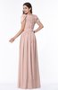 ColsBM Thalia Dusty Rose Mature A-line Zipper Chiffon Floor Length Plus Size Bridesmaid Dresses