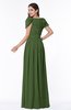 ColsBM Thalia Garden Green Mature A-line Zipper Chiffon Floor Length Plus Size Bridesmaid Dresses