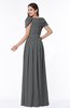 ColsBM Thalia Grey Mature A-line Zipper Chiffon Floor Length Plus Size Bridesmaid Dresses