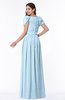 ColsBM Thalia Ice Blue Mature A-line Zipper Chiffon Floor Length Plus Size Bridesmaid Dresses