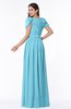 ColsBM Thalia Light Blue Mature A-line Zipper Chiffon Floor Length Plus Size Bridesmaid Dresses