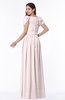 ColsBM Thalia Light Pink Mature A-line Zipper Chiffon Floor Length Plus Size Bridesmaid Dresses
