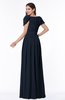 ColsBM Thalia Navy Blue Mature A-line Zipper Chiffon Floor Length Plus Size Bridesmaid Dresses