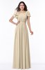 ColsBM Thalia Novelle Peach Mature A-line Zipper Chiffon Floor Length Plus Size Bridesmaid Dresses