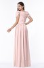 ColsBM Thalia Pastel Pink Mature A-line Zipper Chiffon Floor Length Plus Size Bridesmaid Dresses