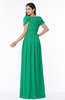 ColsBM Thalia Sea Green Mature A-line Zipper Chiffon Floor Length Plus Size Bridesmaid Dresses