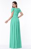 ColsBM Thalia Seafoam Green Mature A-line Zipper Chiffon Floor Length Plus Size Bridesmaid Dresses