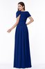 ColsBM Thalia Sodalite Blue Mature A-line Zipper Chiffon Floor Length Plus Size Bridesmaid Dresses