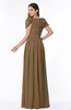 ColsBM Thalia Truffle Mature A-line Zipper Chiffon Floor Length Plus Size Bridesmaid Dresses