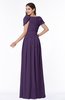 ColsBM Thalia Violet Mature A-line Zipper Chiffon Floor Length Plus Size Bridesmaid Dresses