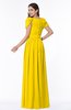 ColsBM Thalia Yellow Mature A-line Zipper Chiffon Floor Length Plus Size Bridesmaid Dresses