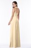 ColsBM Alma Apricot Gelato Elegant A-line Halter Sleeveless Zipper Chiffon Plus Size Bridesmaid Dresses