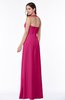 ColsBM Alma Beetroot Purple Elegant A-line Halter Sleeveless Zipper Chiffon Plus Size Bridesmaid Dresses