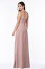 ColsBM Alma Blush Pink Elegant A-line Halter Sleeveless Zipper Chiffon Plus Size Bridesmaid Dresses