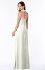ColsBM Alma Cream Elegant A-line Halter Sleeveless Zipper Chiffon Plus Size Bridesmaid Dresses