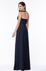 ColsBM Alma Dark Sapphire Elegant A-line Halter Sleeveless Zipper Chiffon Plus Size Bridesmaid Dresses