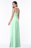 ColsBM Alma Honeydew Elegant A-line Halter Sleeveless Zipper Chiffon Plus Size Bridesmaid Dresses
