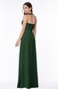 ColsBM Alma Hunter Green Elegant A-line Halter Sleeveless Zipper Chiffon Plus Size Bridesmaid Dresses