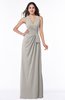 ColsBM Alma Hushed Violet Elegant A-line Halter Sleeveless Zipper Chiffon Plus Size Bridesmaid Dresses
