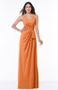 ColsBM Alma Mango Elegant A-line Halter Sleeveless Zipper Chiffon Plus Size Bridesmaid Dresses