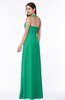 ColsBM Alma Pepper Green Elegant A-line Halter Sleeveless Zipper Chiffon Plus Size Bridesmaid Dresses