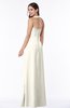 ColsBM Alma Whisper White Elegant A-line Halter Sleeveless Zipper Chiffon Plus Size Bridesmaid Dresses