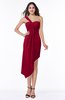 ColsBM Brylee Scooter Modern One Shoulder Sleeveless Half Backless Ruching Plus Size Bridesmaid Dresses