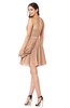 ColsBM Noelle Almost Apricot Elegant A-line Strapless Sleeveless Zip up Sequin Plus Size Bridesmaid Dresses
