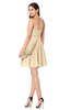ColsBM Noelle Apricot Gelato Elegant A-line Strapless Sleeveless Zip up Sequin Plus Size Bridesmaid Dresses