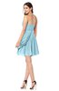 ColsBM Noelle Aqua Elegant A-line Strapless Sleeveless Zip up Sequin Plus Size Bridesmaid Dresses