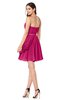 ColsBM Noelle Beetroot Purple Elegant A-line Strapless Sleeveless Zip up Sequin Plus Size Bridesmaid Dresses