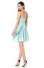 ColsBM Noelle Blue Glass Elegant A-line Strapless Sleeveless Zip up Sequin Plus Size Bridesmaid Dresses