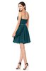 ColsBM Noelle Blue Green Elegant A-line Strapless Sleeveless Zip up Sequin Plus Size Bridesmaid Dresses