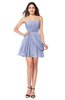 ColsBM Noelle Blue Heron Elegant A-line Strapless Sleeveless Zip up Sequin Plus Size Bridesmaid Dresses