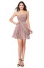 ColsBM Noelle Bridal Rose Elegant A-line Strapless Sleeveless Zip up Sequin Plus Size Bridesmaid Dresses