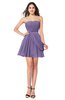ColsBM Noelle Chalk Violet Elegant A-line Strapless Sleeveless Zip up Sequin Plus Size Bridesmaid Dresses