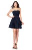 ColsBM Noelle Dark Sapphire Elegant A-line Strapless Sleeveless Zip up Sequin Plus Size Bridesmaid Dresses