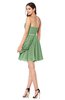 ColsBM Noelle Fair Green Elegant A-line Strapless Sleeveless Zip up Sequin Plus Size Bridesmaid Dresses